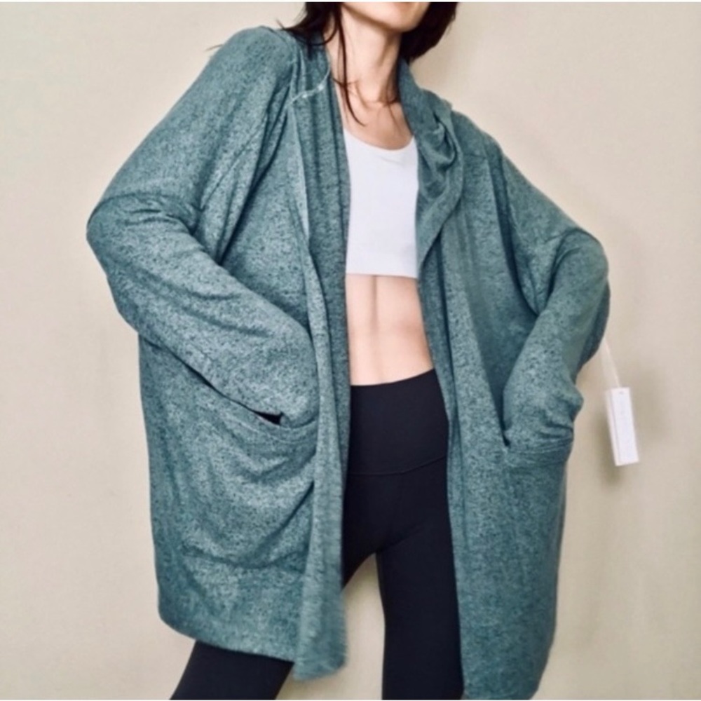NWT Young Fabulous & Broken Oversized Hooded Open Cardigan Size M